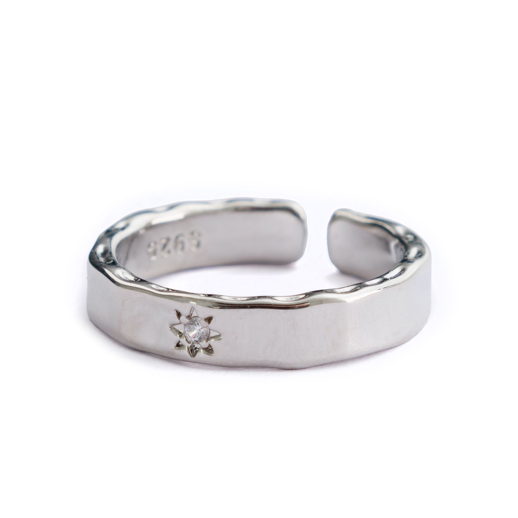 Серое кольцо Respect Accessories DW24111301