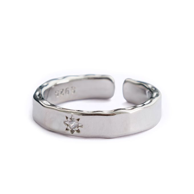 Серое кольцо Respect Accessories