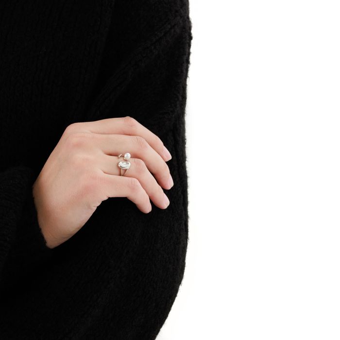 Respect Accessories сұр кольцо DW24111302