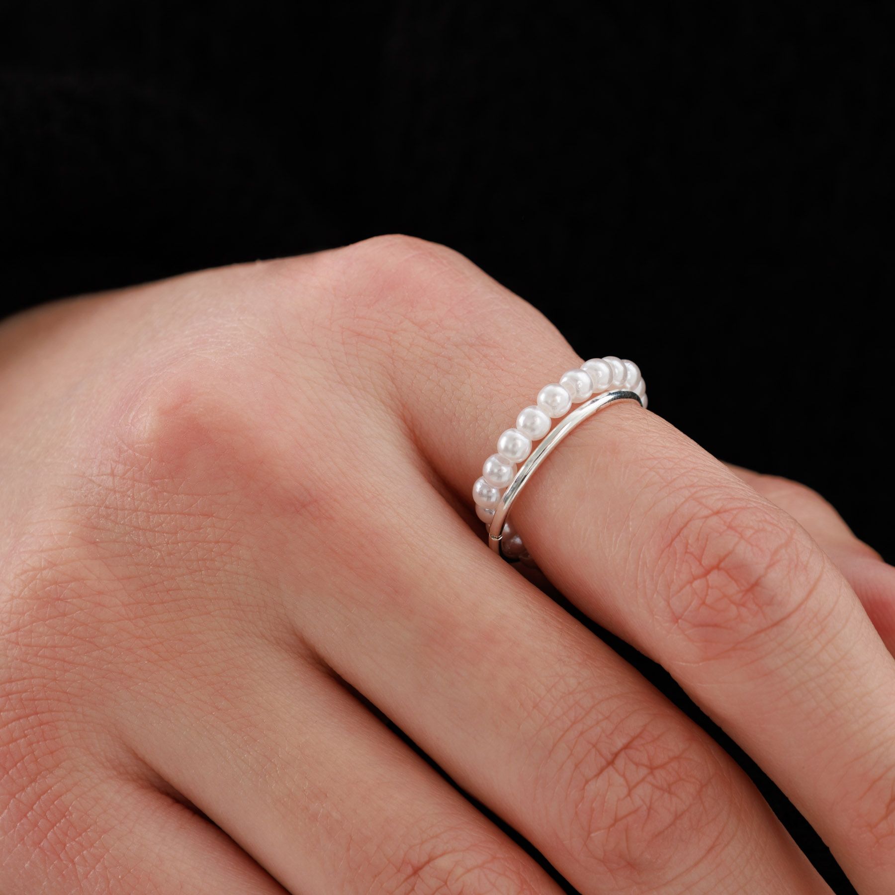 Серое кольцо Respect Accessories DW24111303