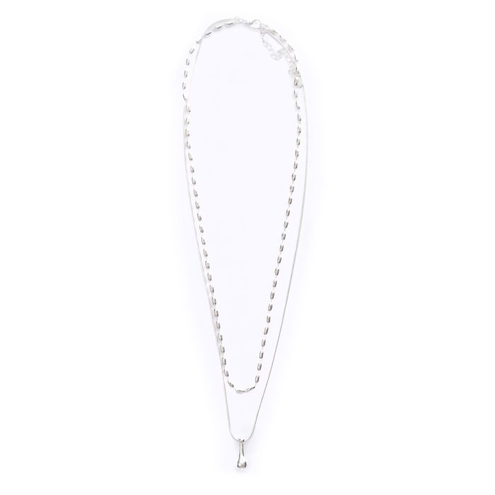 Серое колье Respect Accessories DW24111304