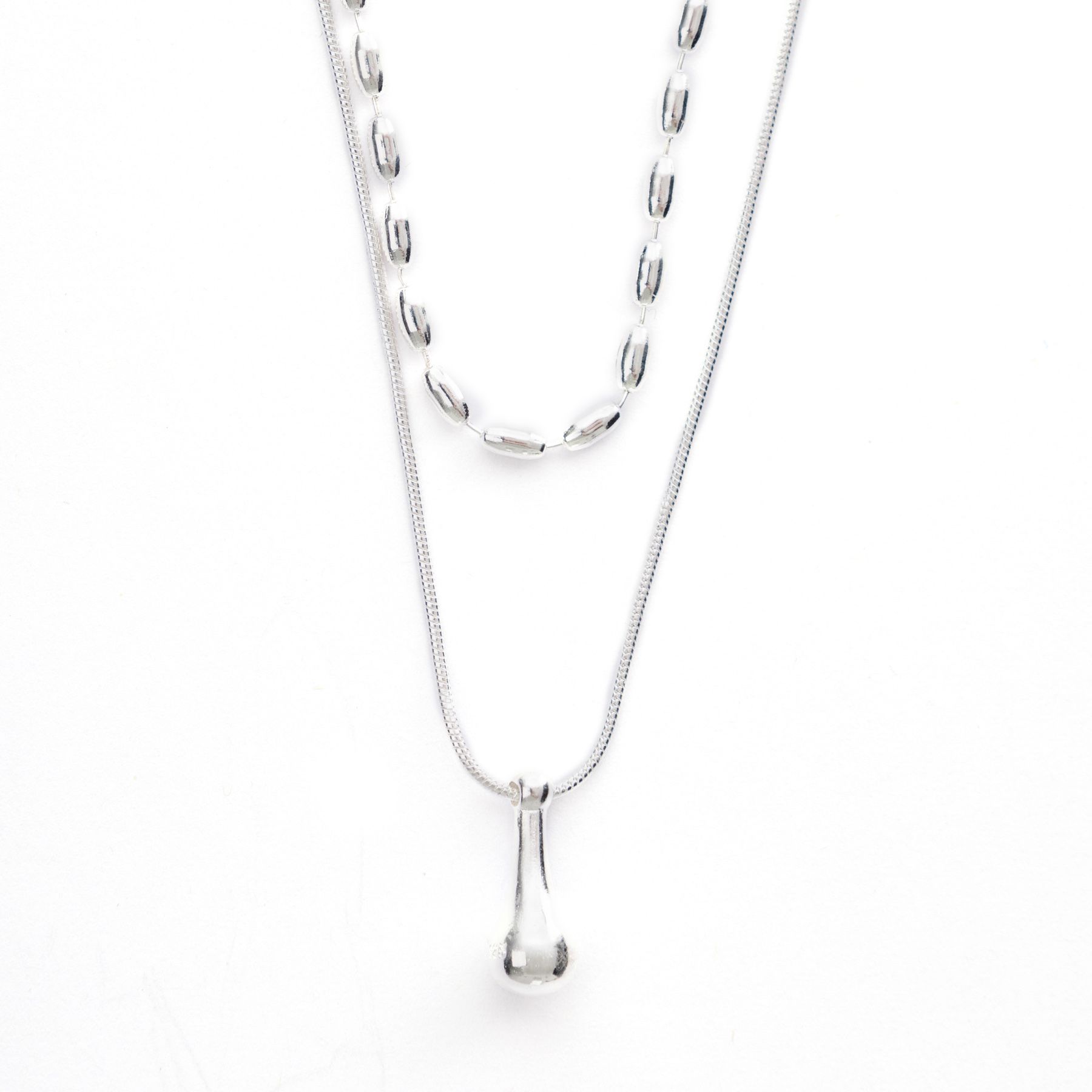 Серое колье Respect Accessories DW24111304