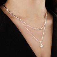 Серое колье Respect Accessories DW24111304