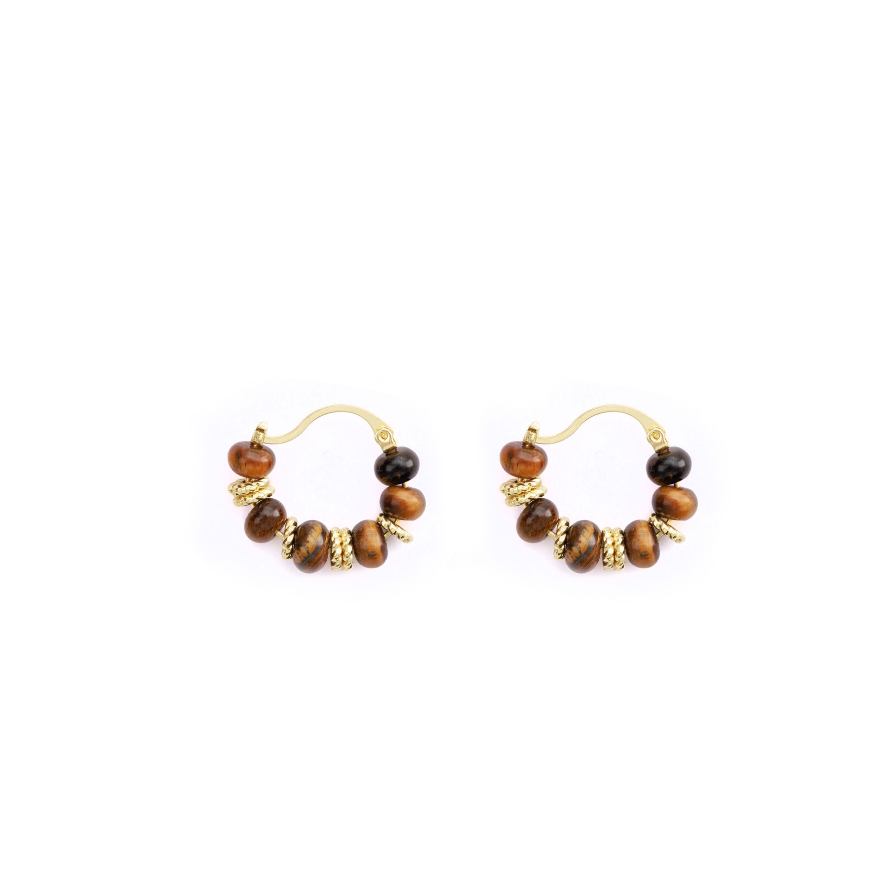 Коричневые серьги Respect Accessories DW24111307