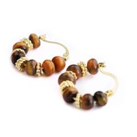 Respect Accessories қоңыр серьгілері DW24111307