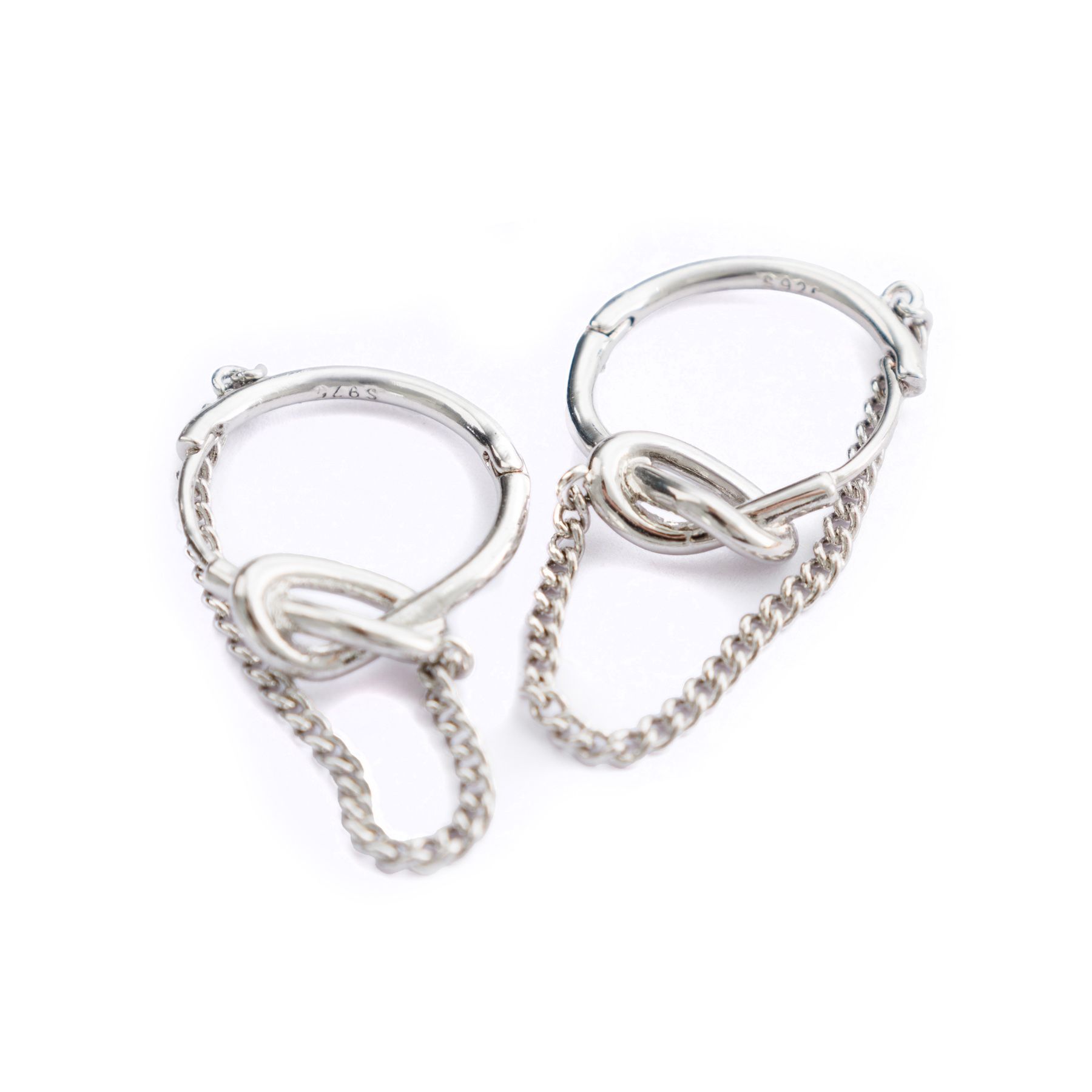 Серые серьги Respect Accessories DW24111308