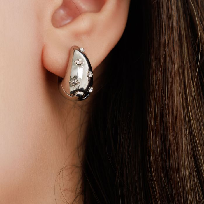 Respect Accessories сұр серьгілері DW24111309