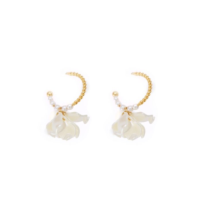 Белые серьги Respect Accessories DW24111310