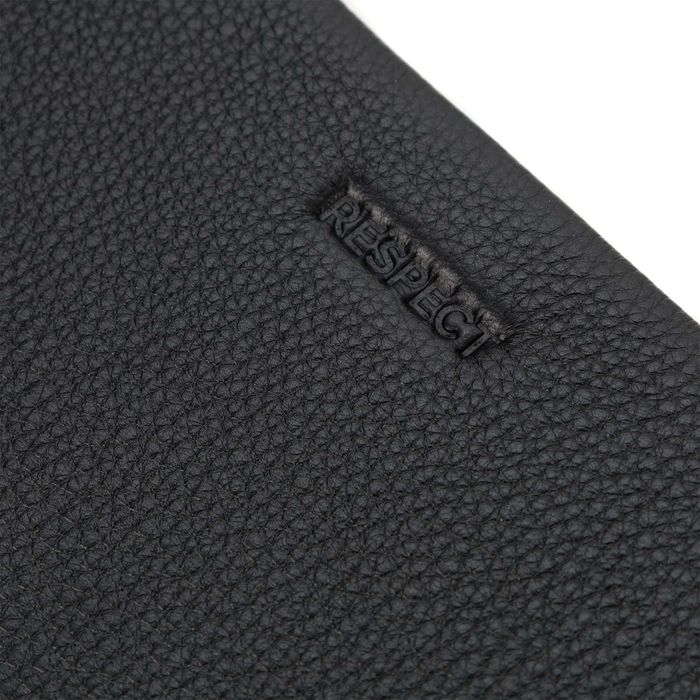 Чёрное портмоне Respect 9010_black