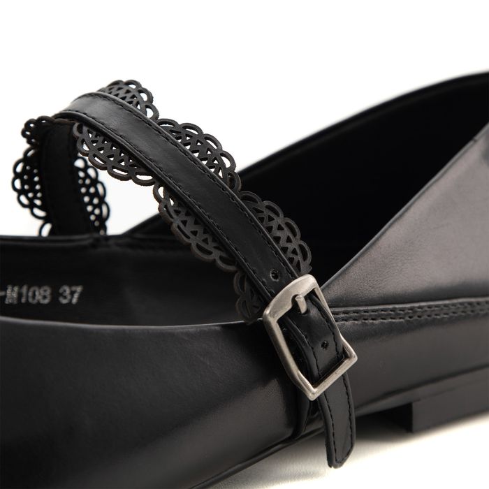 Чёрные туфли закрытые Respect Premium 2025-M108