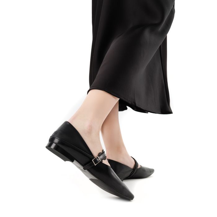 Чёрные туфли закрытые Respect Premium 2025-M108