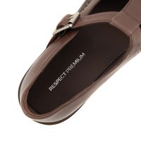 Коричневые туфли закрытые Respect Premium 2025-M109