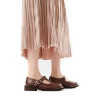 Коричневые туфли закрытые Respect Premium 2025-M109