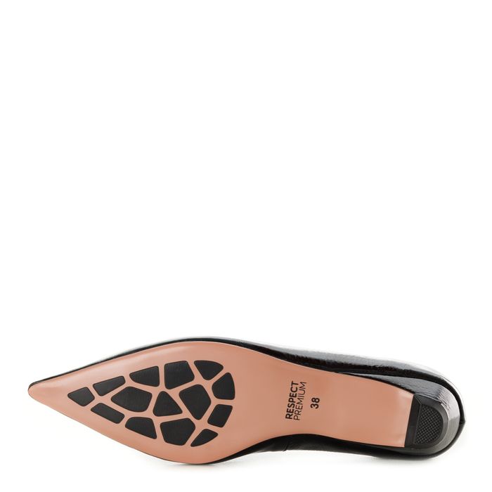 Чёрные балетки Respect Premium 2025-M100