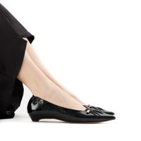 Чёрные балетки Respect Premium 2025-M100