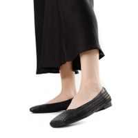 Чёрные балетки Respect Premium 1508-10