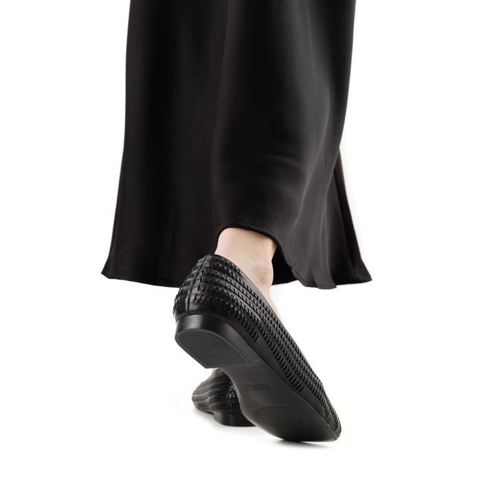 Чёрные балетки Respect Premium 1508-10