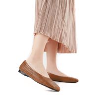 Коричневые балетки Respect Premium 1508-10B