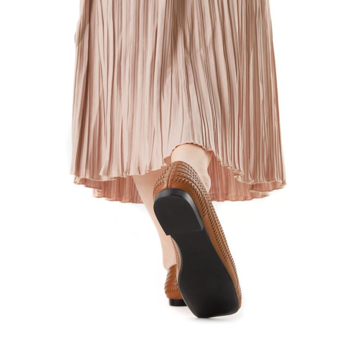 Коричневые балетки Respect Premium 1508-10B