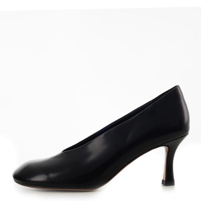 Чёрные туфли лодочки Respect Premium 2025-M132