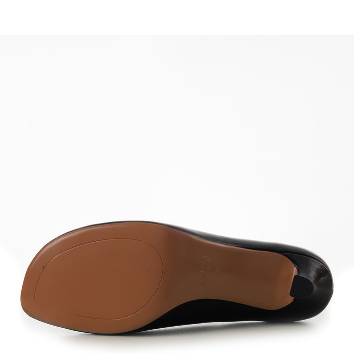 Чёрные туфли лодочки Respect Premium 2025-M132