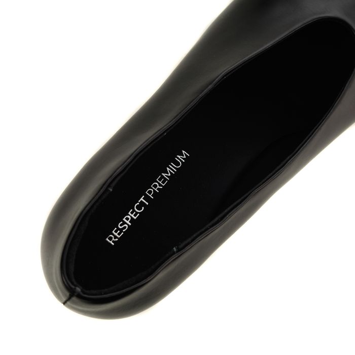 Чёрные туфли лодочки Respect Premium 2025-M132