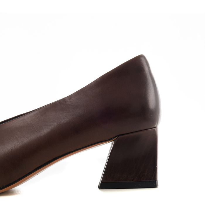 Коричневые туфли лодочки Respect Premium 2461-1C