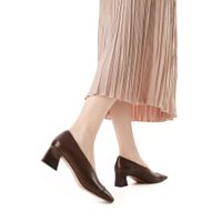 Коричневые туфли лодочки Respect Premium 2461-1C