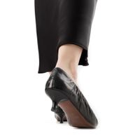 Respect Premium қара, биік өкшелі туфлилері 2027-3