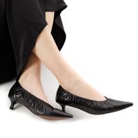 Чёрные туфли лодочки Respect Premium 2027-3