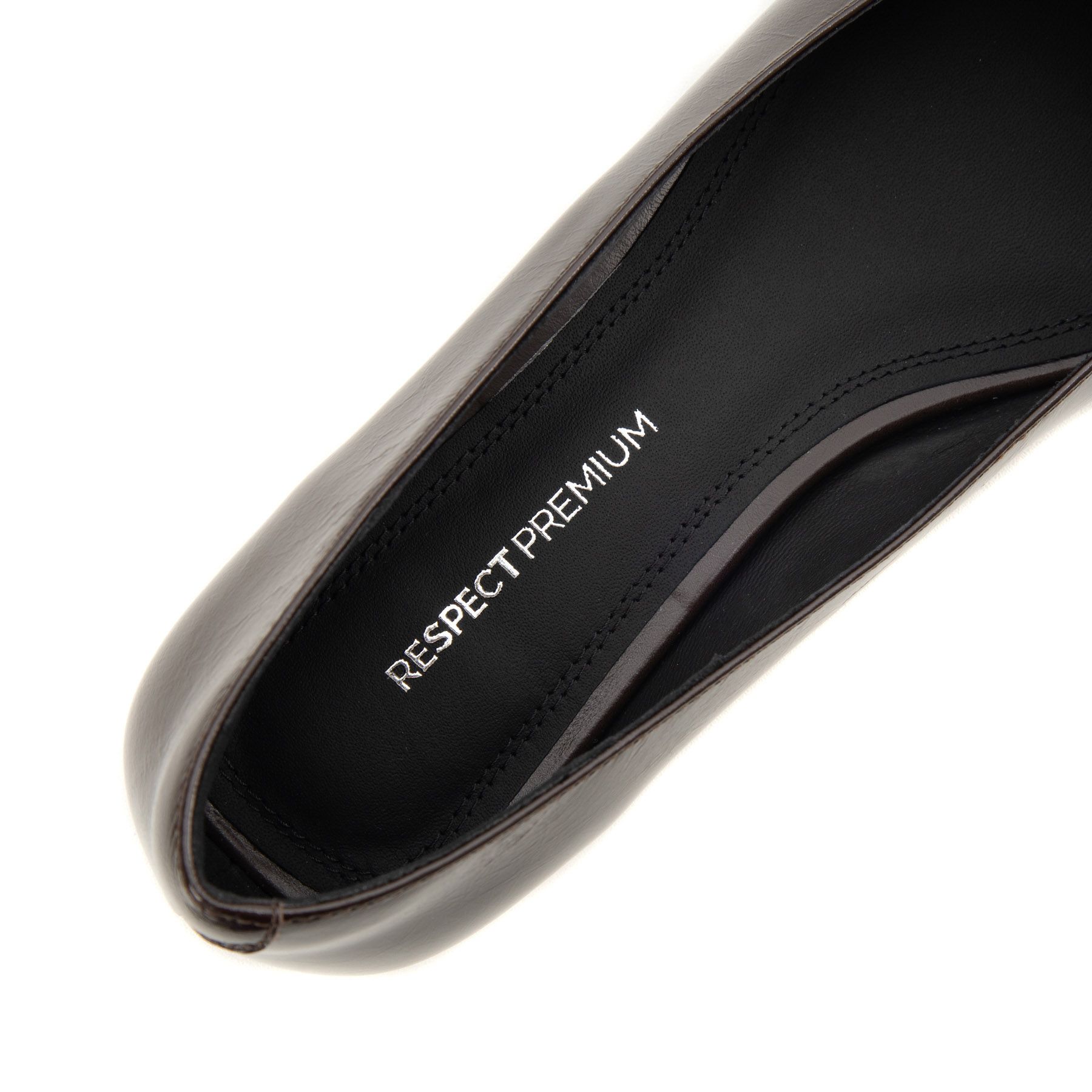 Коричневые туфли лодочки Respect Premium 1517-1C