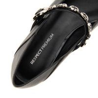 Чёрные туфли лодочки Respect Premium 2858-2