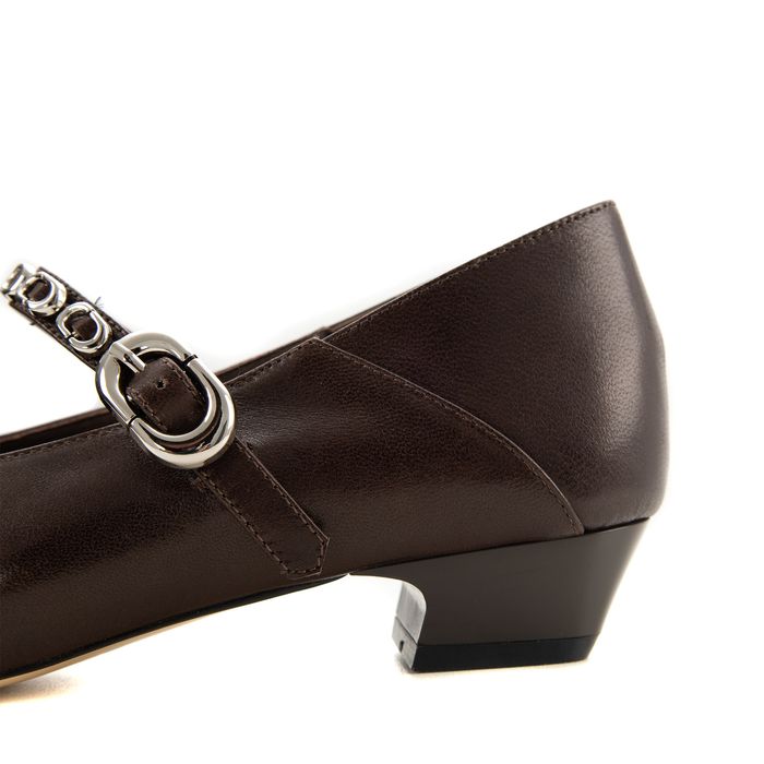 Коричневые туфли лодочки Respect Premium 2858-2C