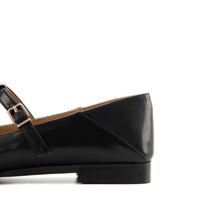 Respect Premium қара, биік өкшелі туфлилері 2501-8