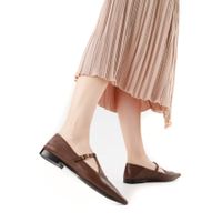 Коричневые туфли лодочки Respect Premium 2501-8B