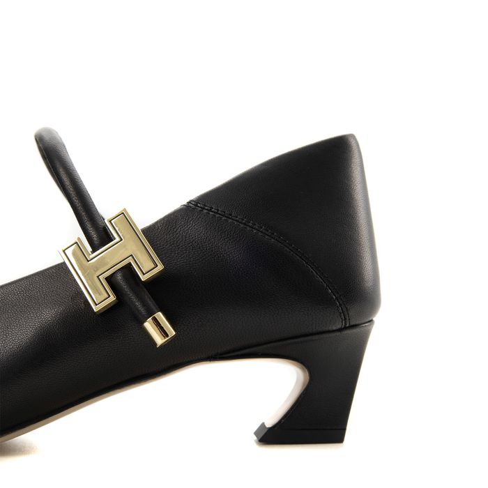 Чёрные туфли лодочки Respect Premium 6596-1