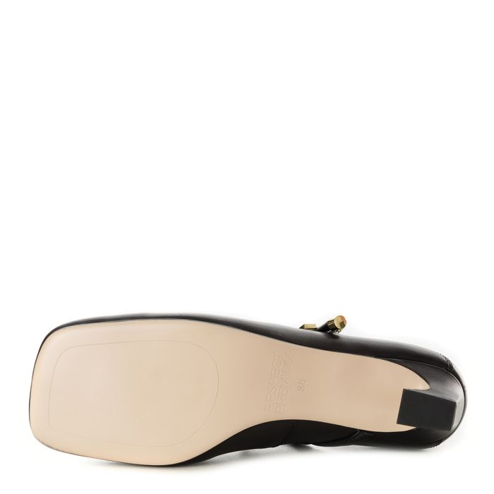 Чёрные туфли лодочки Respect Premium 6596-1