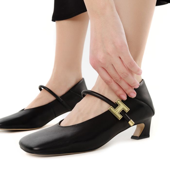 Чёрные туфли лодочки Respect Premium 6596-1