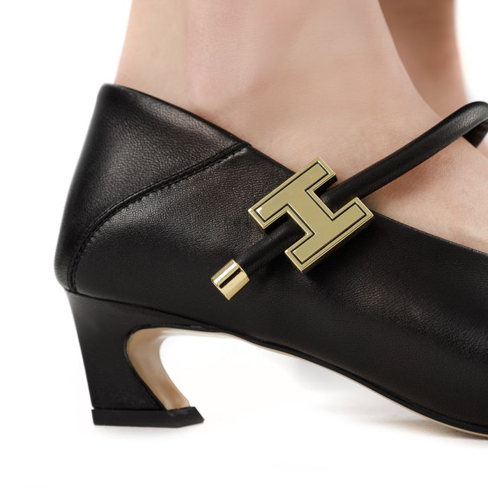 Чёрные туфли лодочки Respect Premium 6596-1