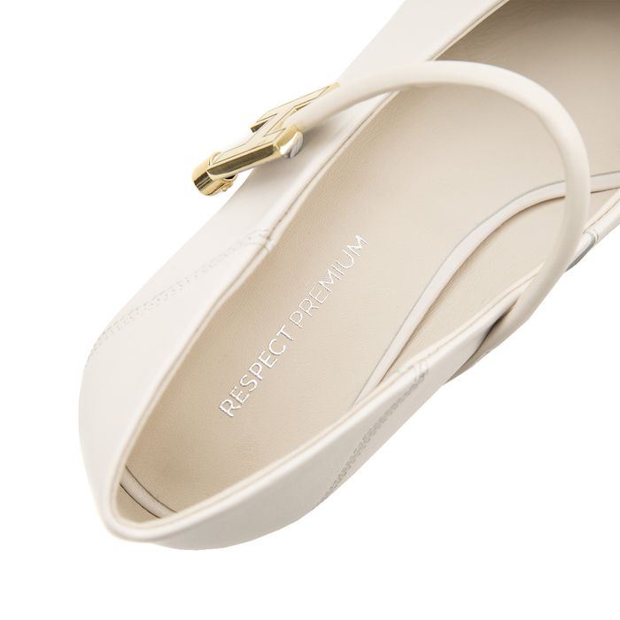 Белые туфли лодочки Respect Premium 6596-1W