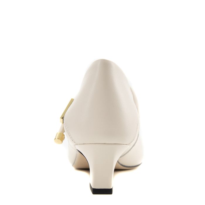 Respect Premium ақ биік өкшелі туфлілері 6596-1W