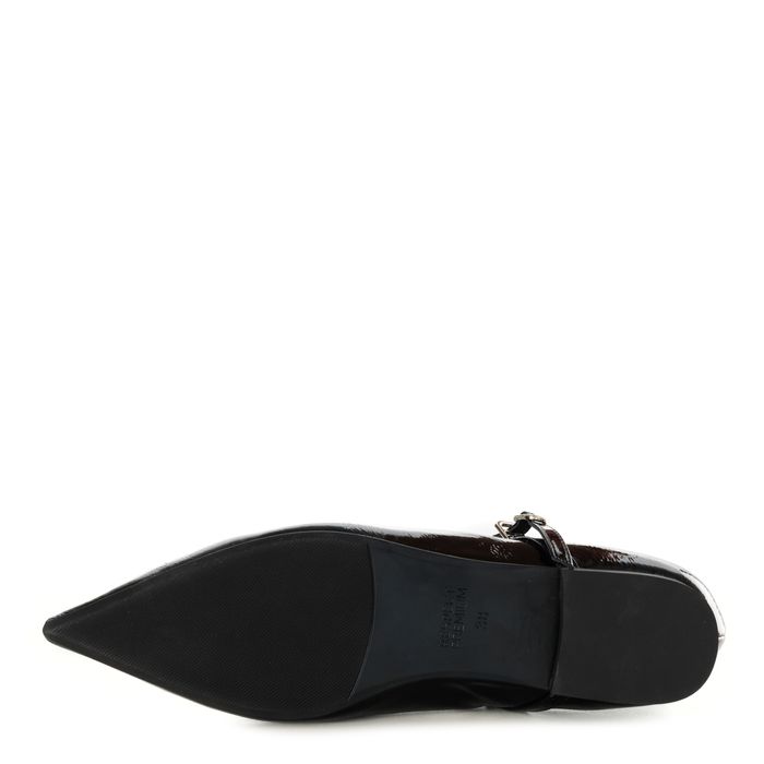 Чёрные туфли лодочки Respect Premium 2025-M116