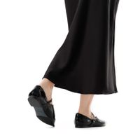 Respect Premium қара, биік өкшелі туфлилері 2025-M116