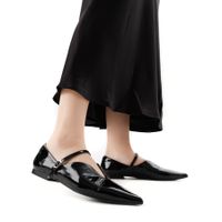 Чёрные туфли лодочки Respect Premium 2025-M116