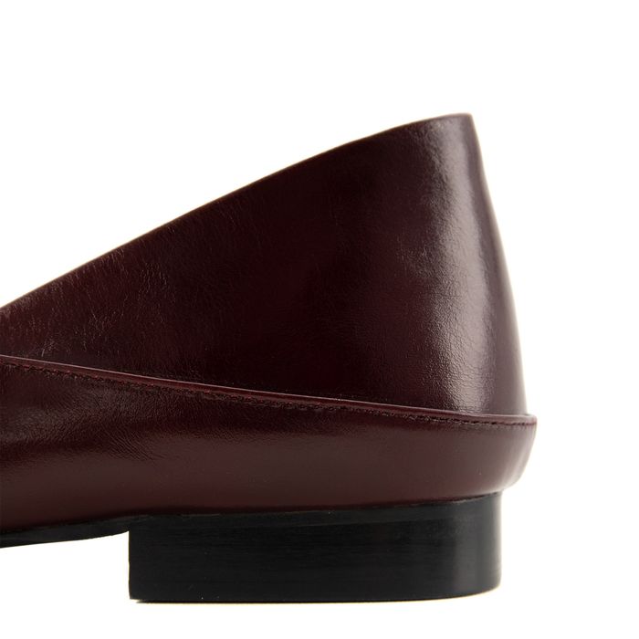 Бордовые балетки Respect Premium 41092B