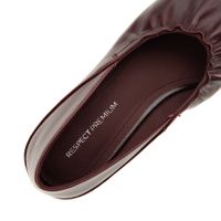 Бордовые балетки Respect Premium 41092B