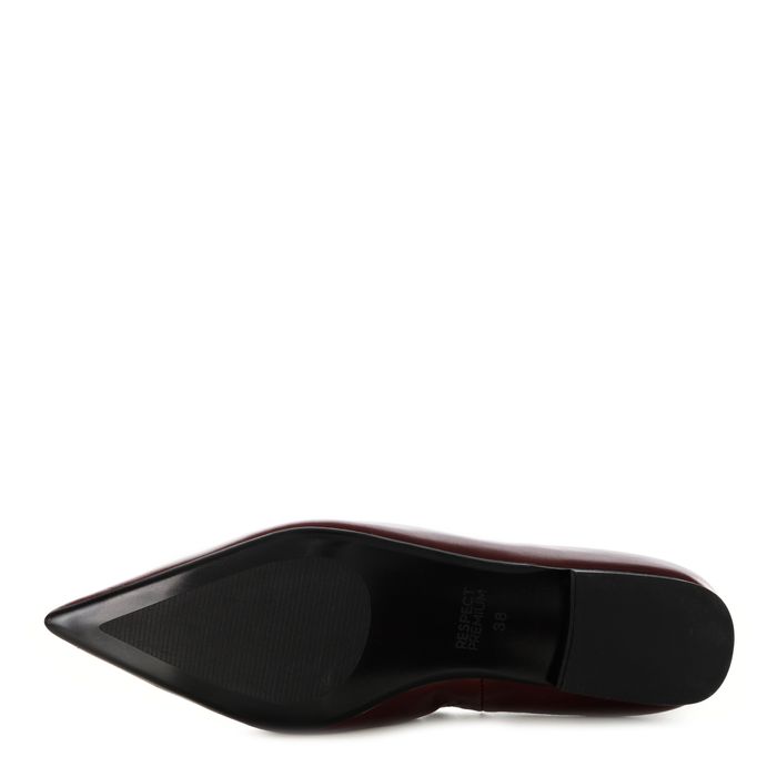 Бордовые балетки Respect Premium 41092B