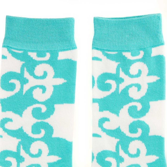 TWO SOCKS көгілдір шұлықтары A0001