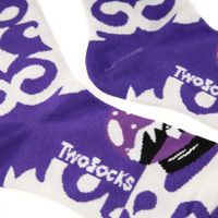 Фиолетовые носки TWO SOCKS F0006