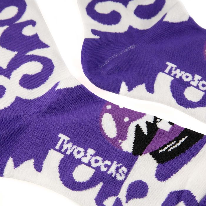 Фиолетовые носки TWO SOCKS F0006